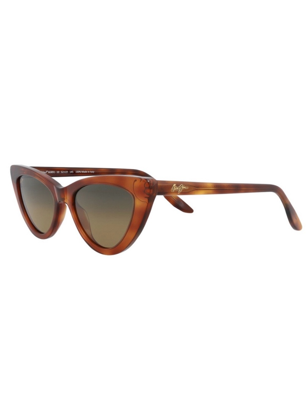 Maui Jim Women's Lychee Brown Tortoiseshell Cat Eye Sunglasses